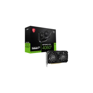 Placa de Video MSI NVIDIA GeForce GeForce RTX 4060 Ti VENTUS 2X BLACK 8G OC