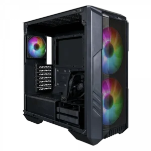 Gabinete COOLER MASTER HAF 500 Gris Mid Tower RGB S/Fuente