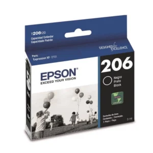 Cartucho de Tinta EPSON 206 Negro
