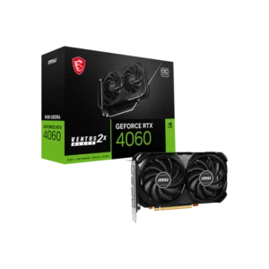 Placa de Video MSI NVIDIA GeForce GeForce RTX 4060 VENTUS 2X BLACK 8G OC